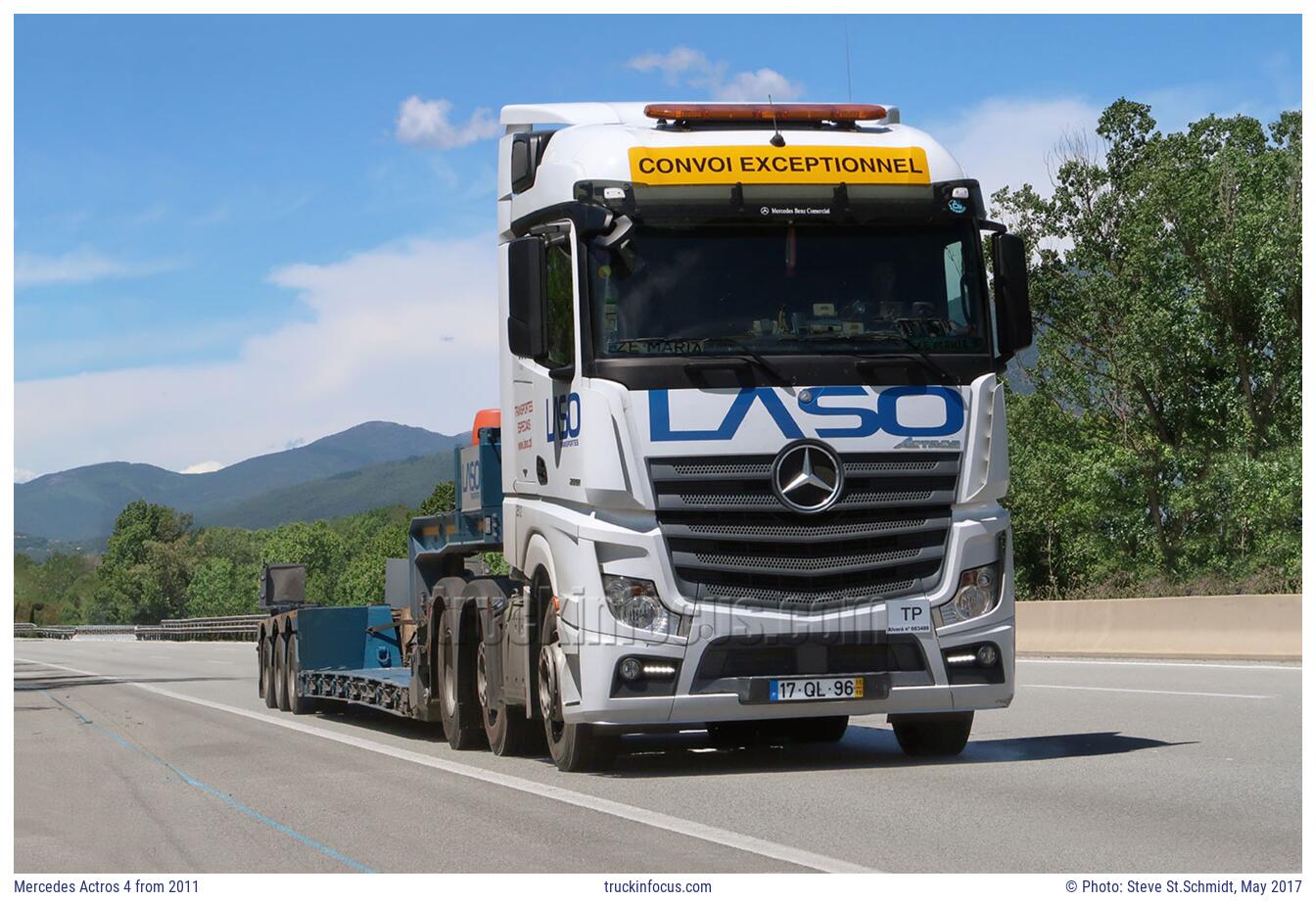 Mercedes Actros 4 from 2011 Photo May 2017