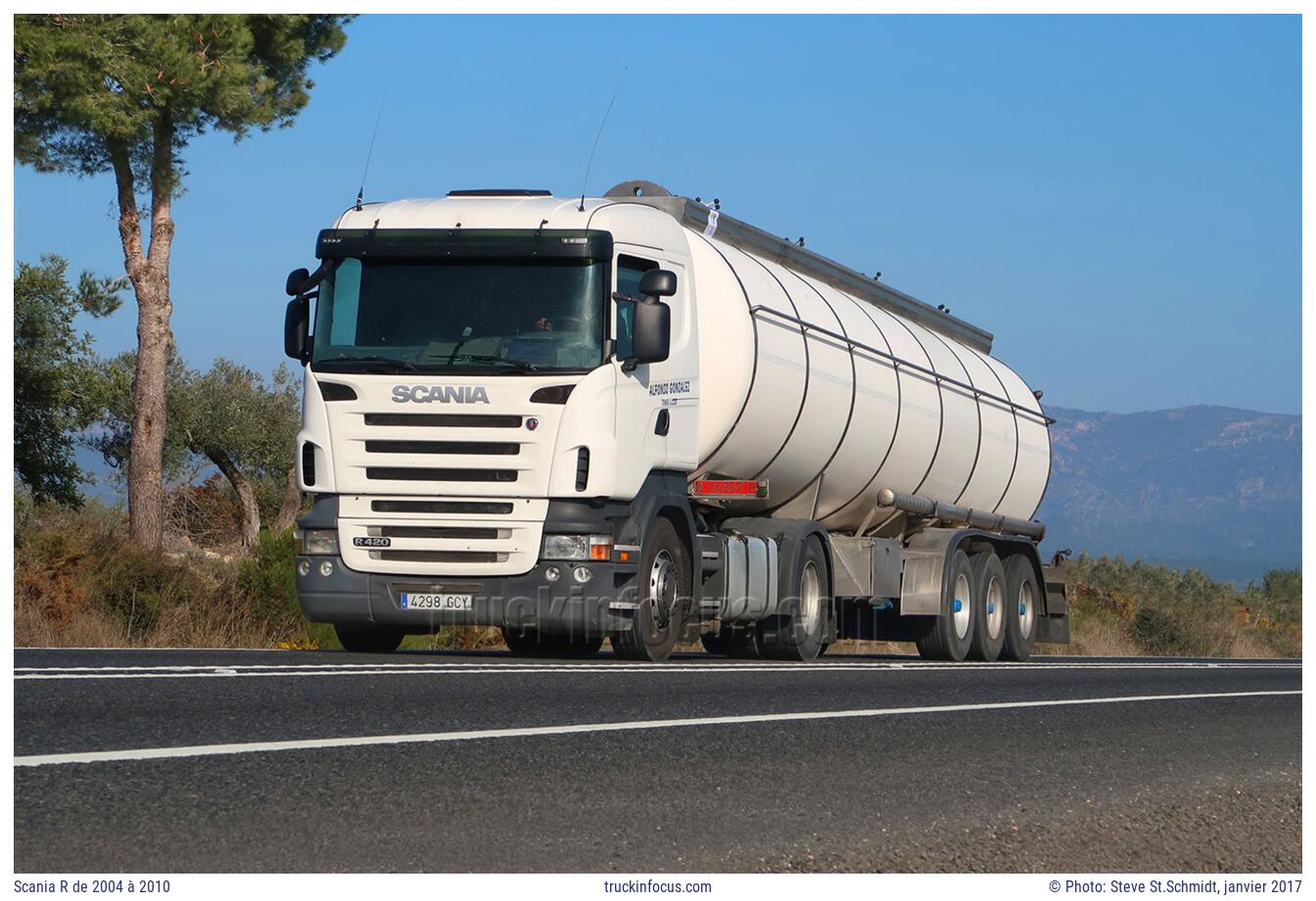 Scania R de 2004 à 2010 Photo janvier 2017