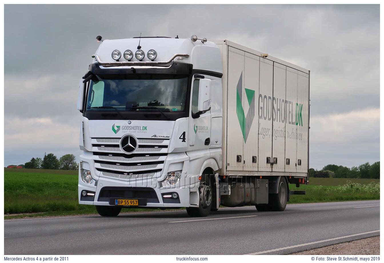 Mercedes Actros 4 a partir de 2011 Foto mayo 2019