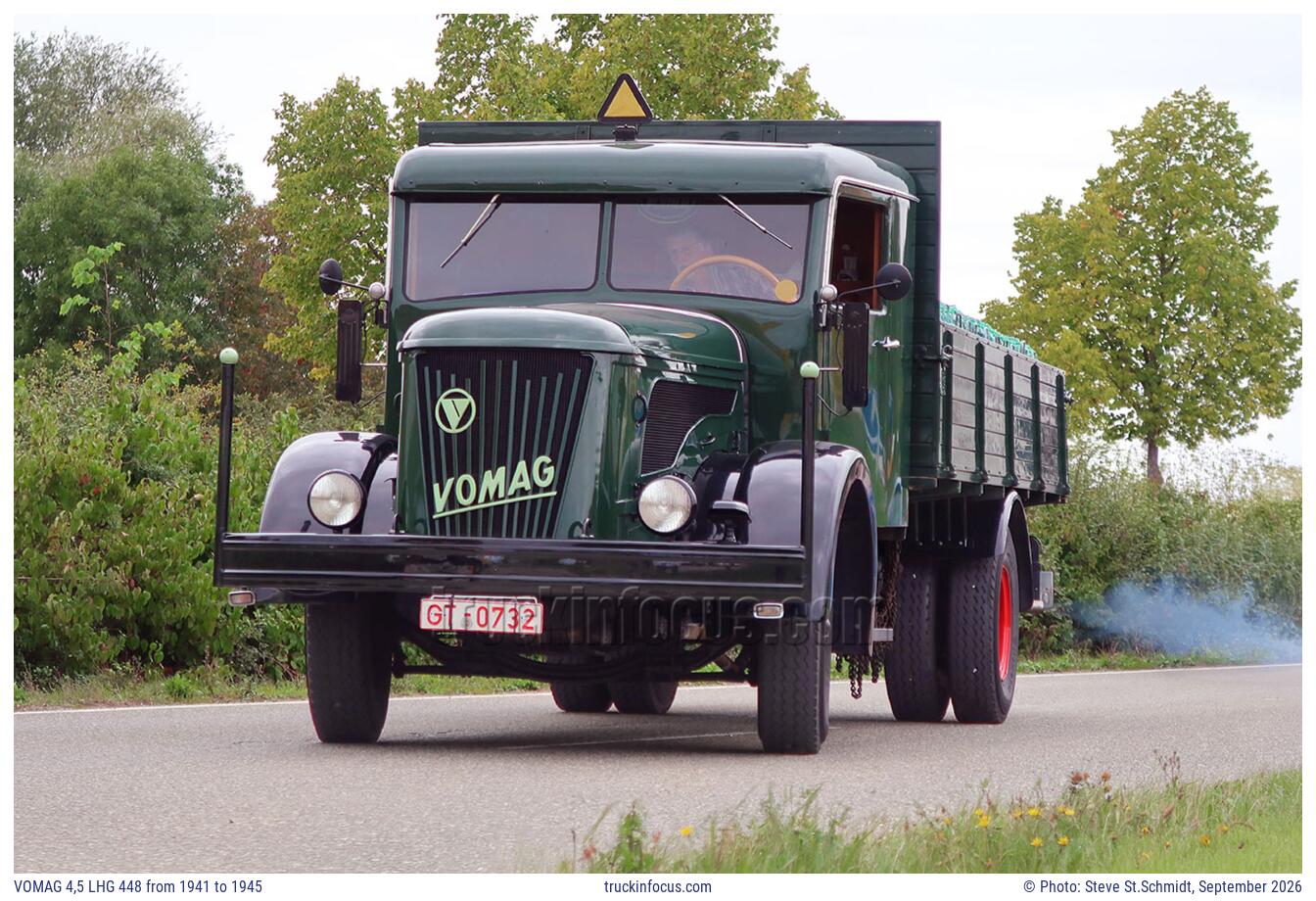 VOMAG 4,5 LHG 448 from 1941 to 1945 Photo September 2026