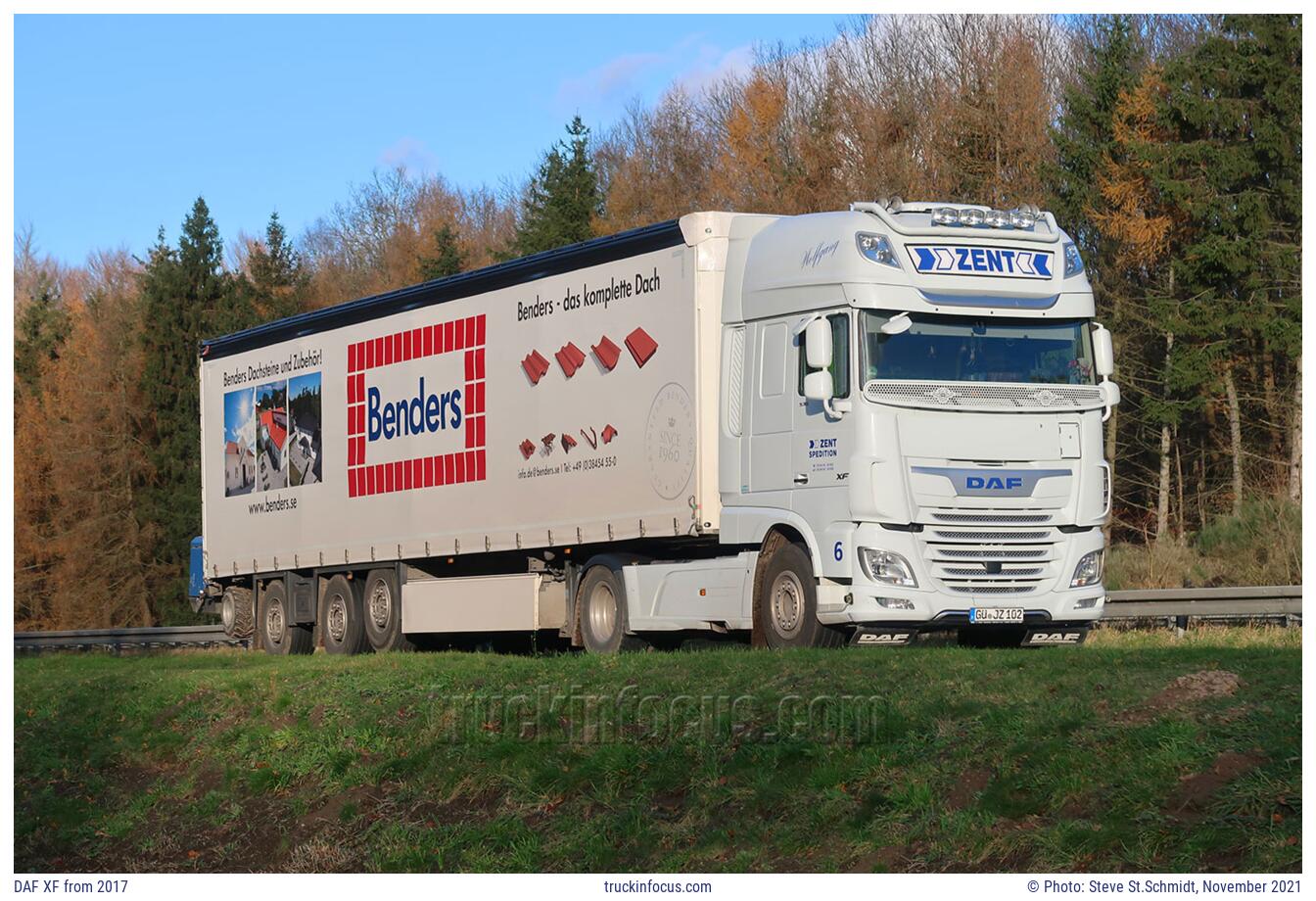 DAF XF from 2017 Photo November 2021