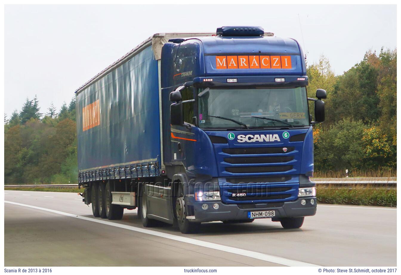 Scania R de 2013 à 2016 Photo octobre 2017