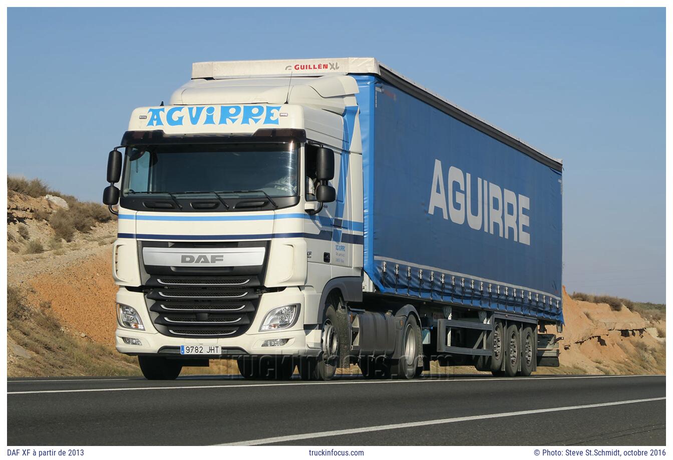 DAF XF à partir de 2013 Photo octobre 2016
