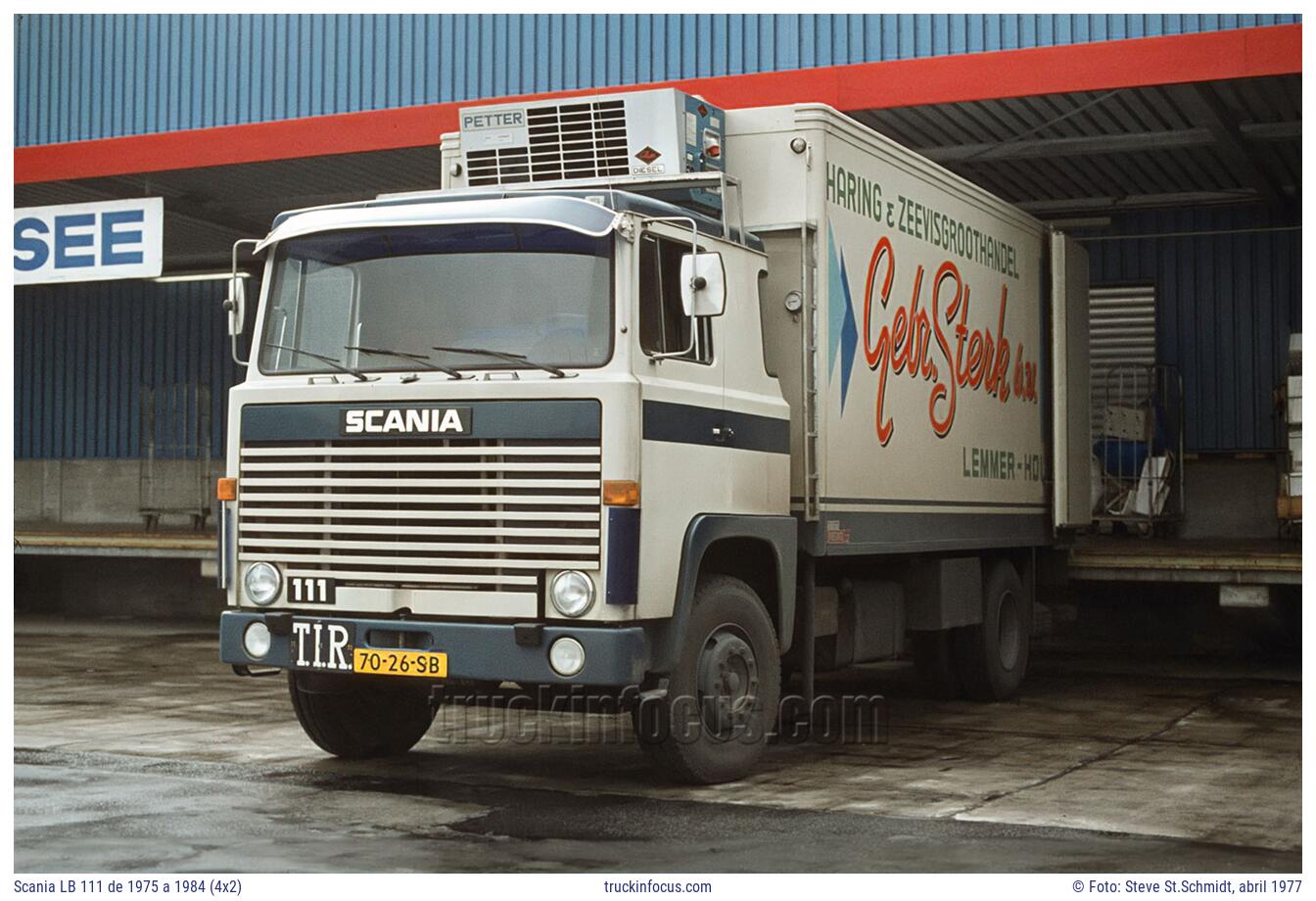 Scania LB 111 de 1975 a 1984 (4x2) Foto abril 1977