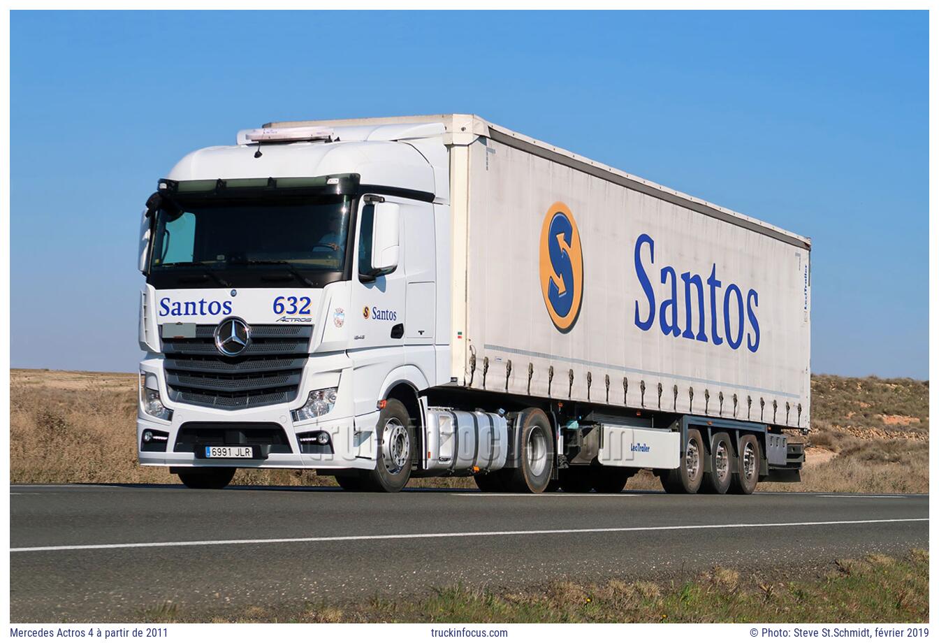 Mercedes Actros 4 à partir de 2011 Photo février 2019