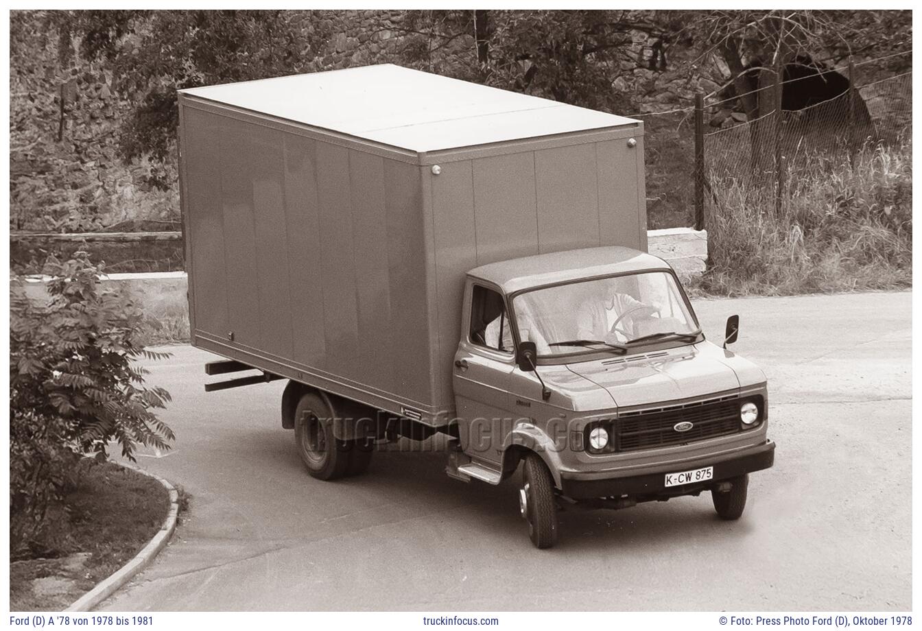Ford (D) A '78 von 1978 bis 1981 Foto Oktober 1978