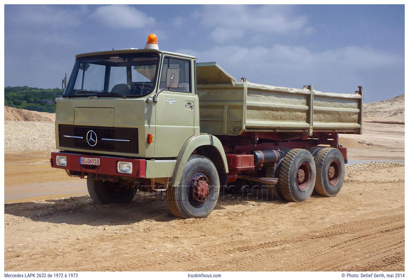 Mercedes LAPK 2632 de 1972 à 1973 Photo mai 2014