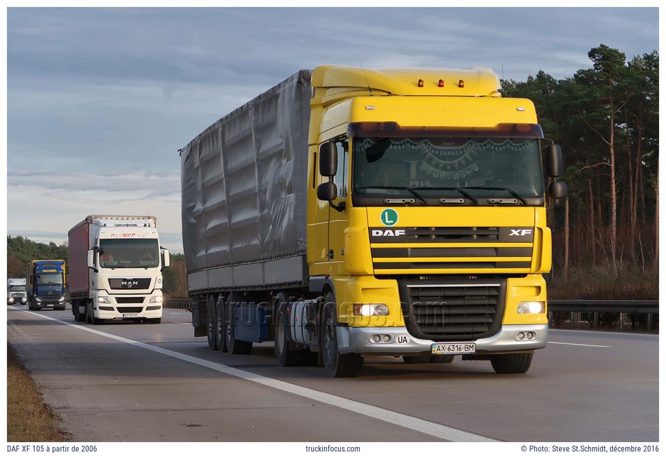 DAF XF 105 à partir de 2006 Photo décembre 2016