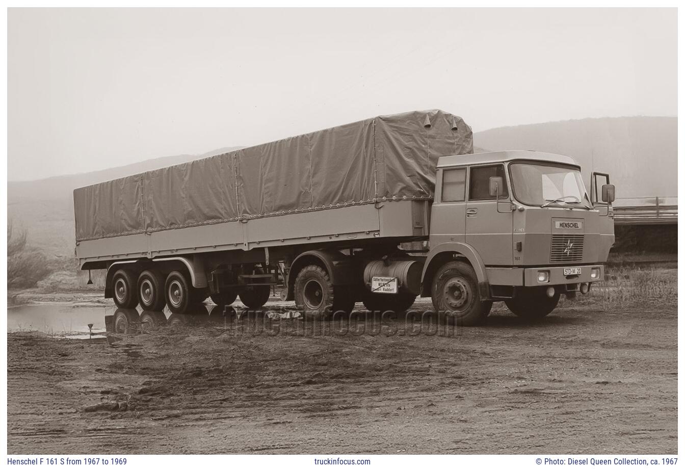 Henschel F 161 S from 1967 to 1969 Photo ca. 1967
