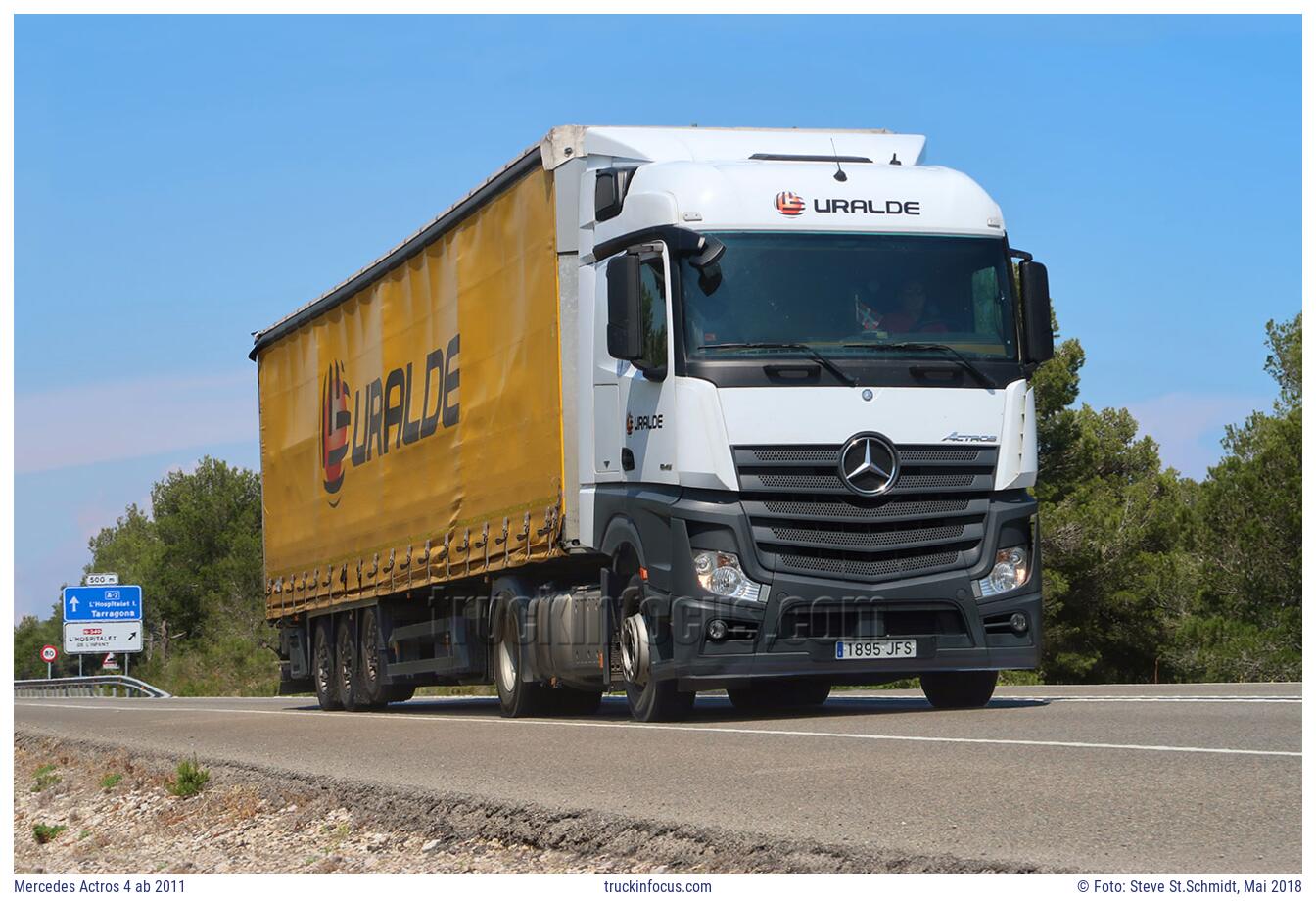 Mercedes Actros 4 ab 2011 Foto Mai 2018