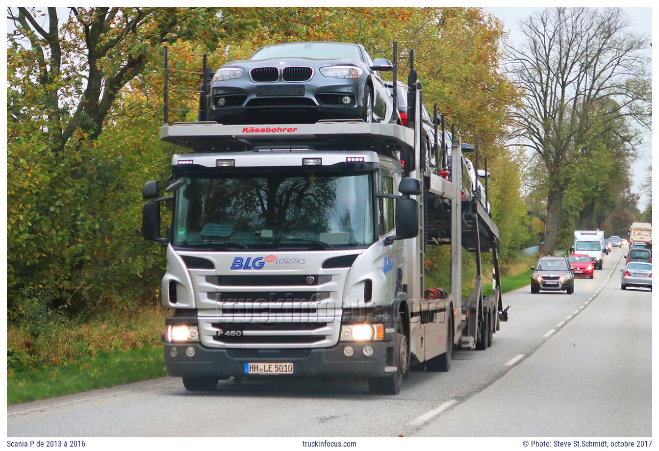 Scania P de 2013 à 2016 Photo octobre 2017