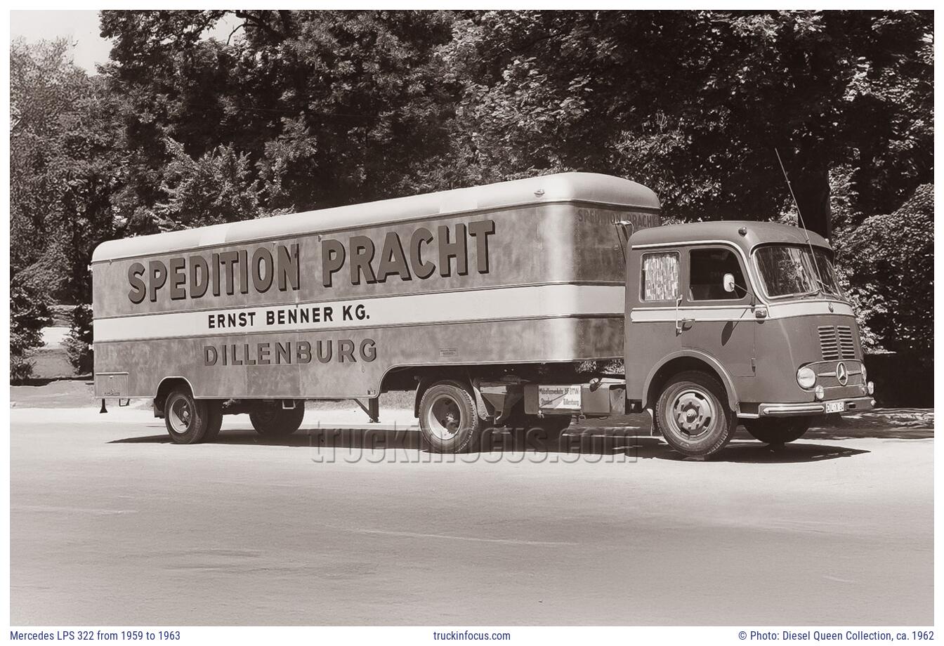 Mercedes LPS 322 from 1959 to 1963 Photo ca. 1962