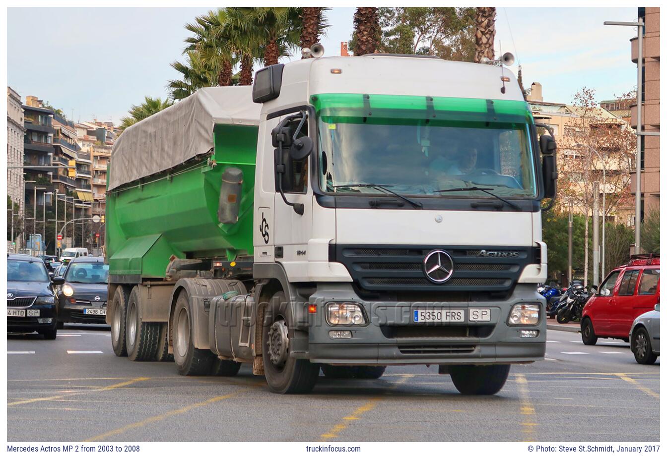 Mercedes Actros MP 2 from 2003 to 2008 Photo January 2017