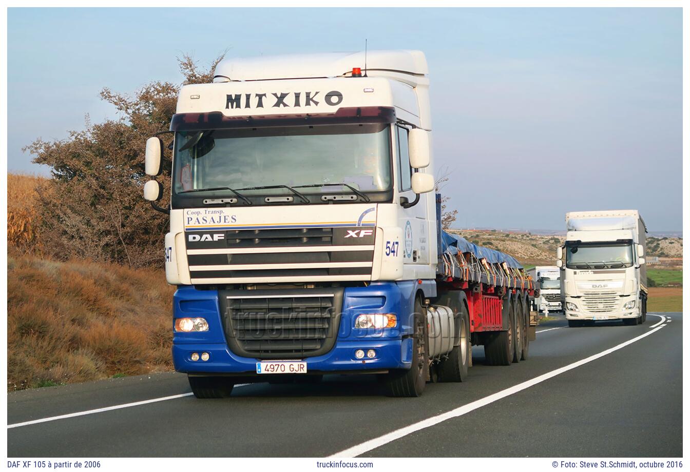 DAF XF 105 à partir de 2006 Foto octubre 2016