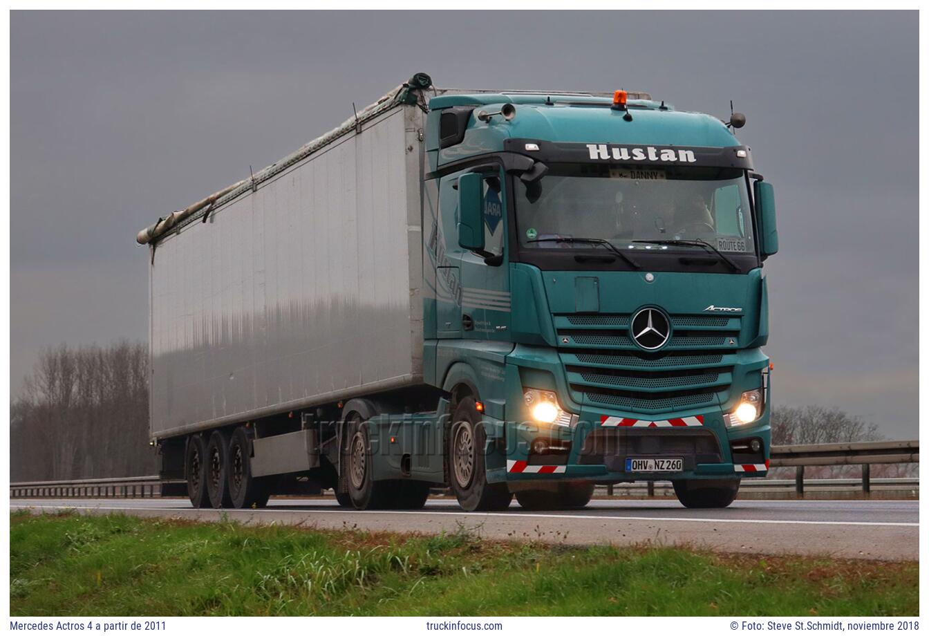 Mercedes Actros 4 a partir de 2011 Foto noviembre 2018