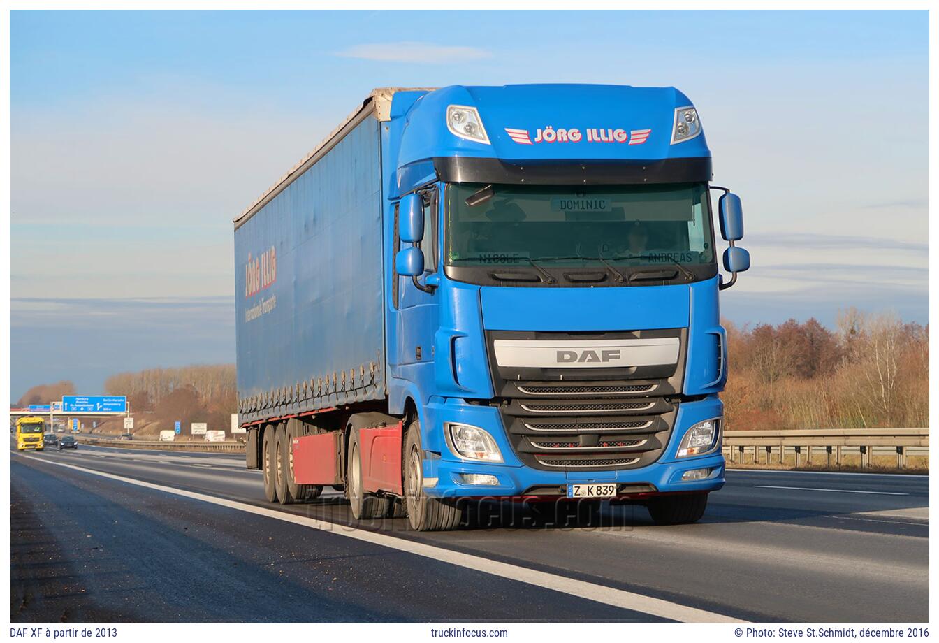 DAF XF à partir de 2013 Photo décembre 2016