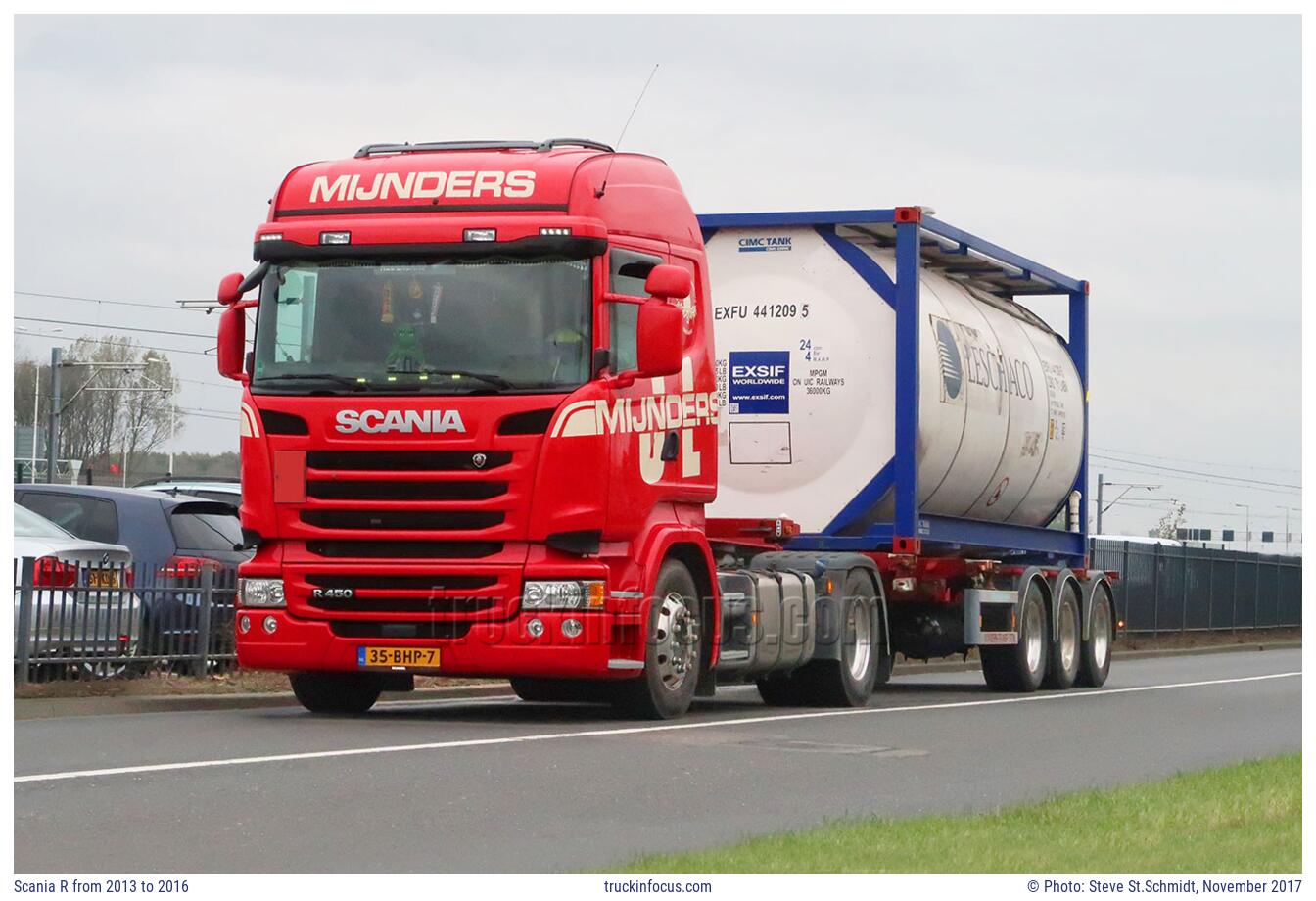 Scania R from 2013 to 2016 Photo November 2017