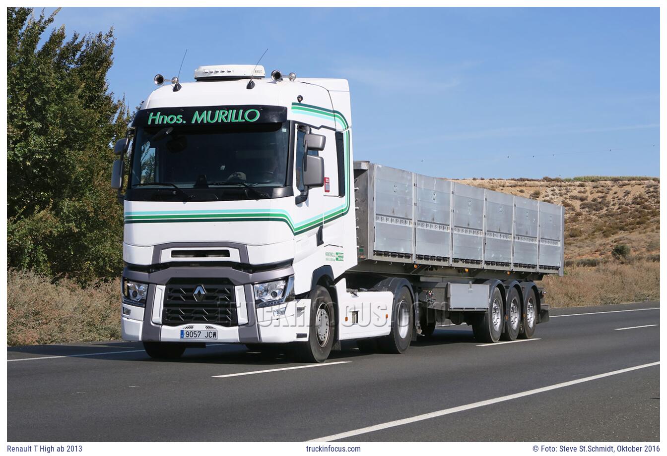 Renault T High ab 2013 Foto Oktober 2016