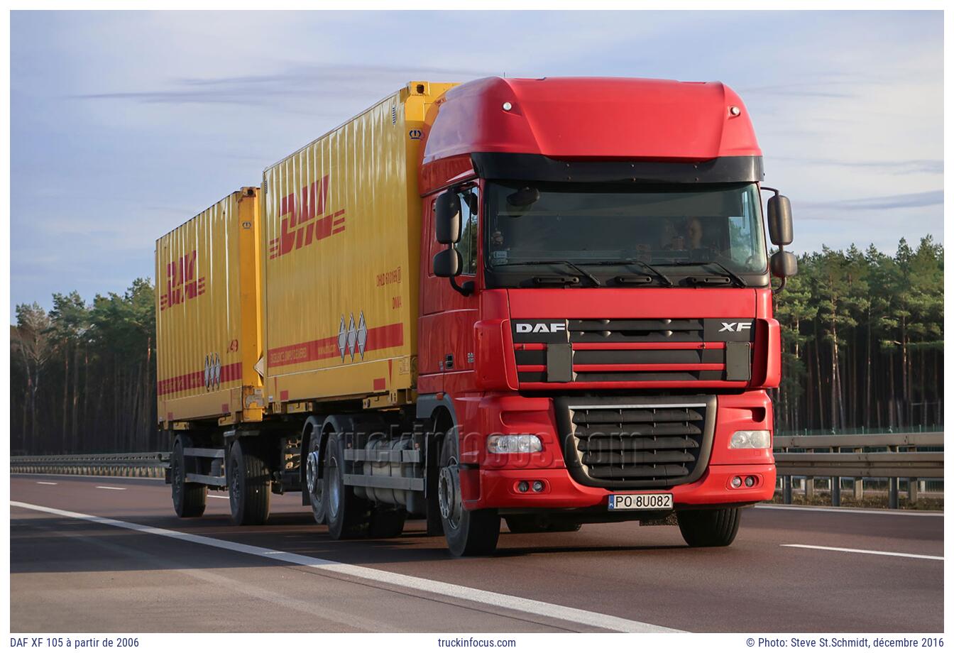 DAF XF 105 à partir de 2006 Photo décembre 2016