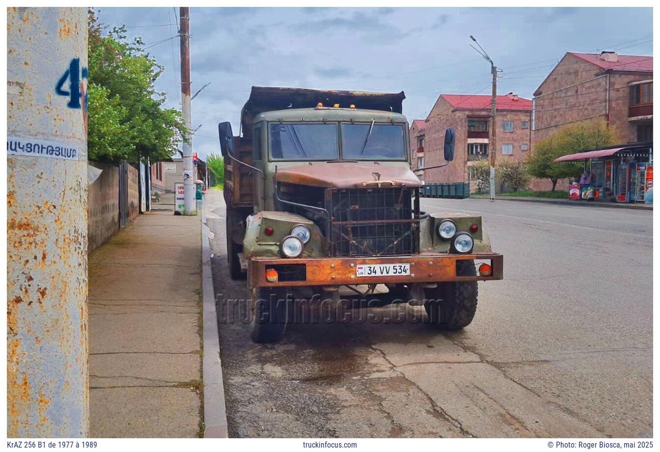 KrAZ 256 B1 de 1977 à 1989 Photo mai 2025