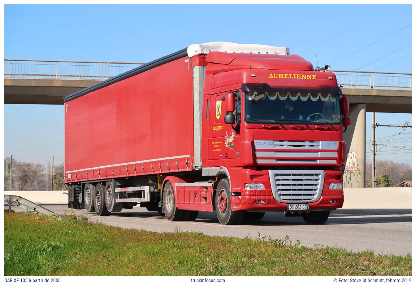 DAF XF 105 à partir de 2006 Foto febrero 2019