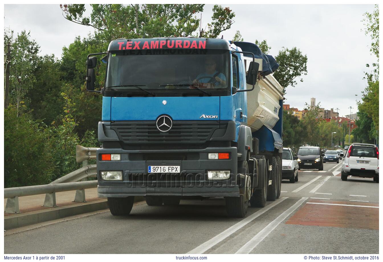 Mercedes Axor 1 à partir de 2001 Photo octobre 2016