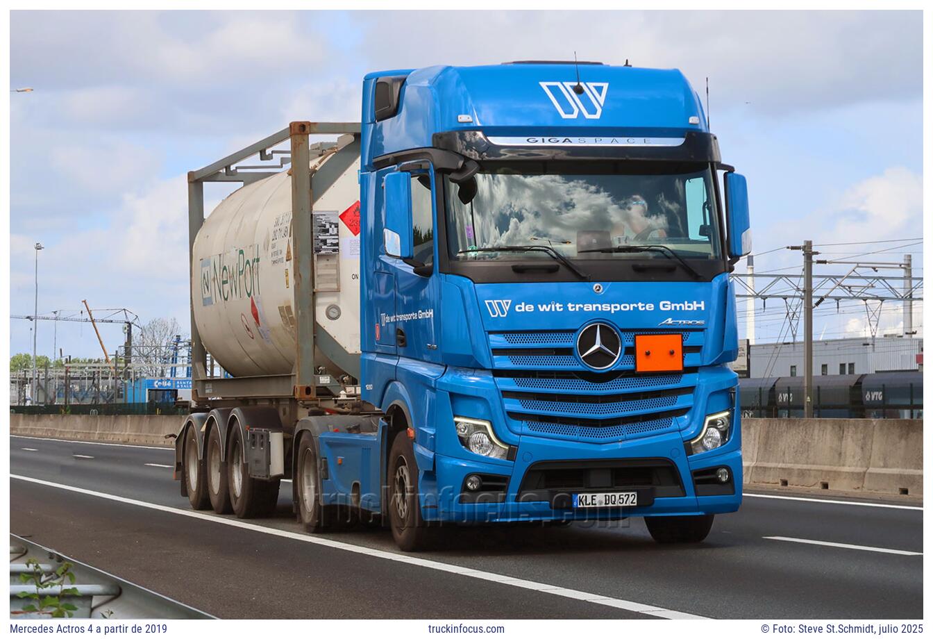 Mercedes Actros 4 a partir de 2019 Foto julio 2025