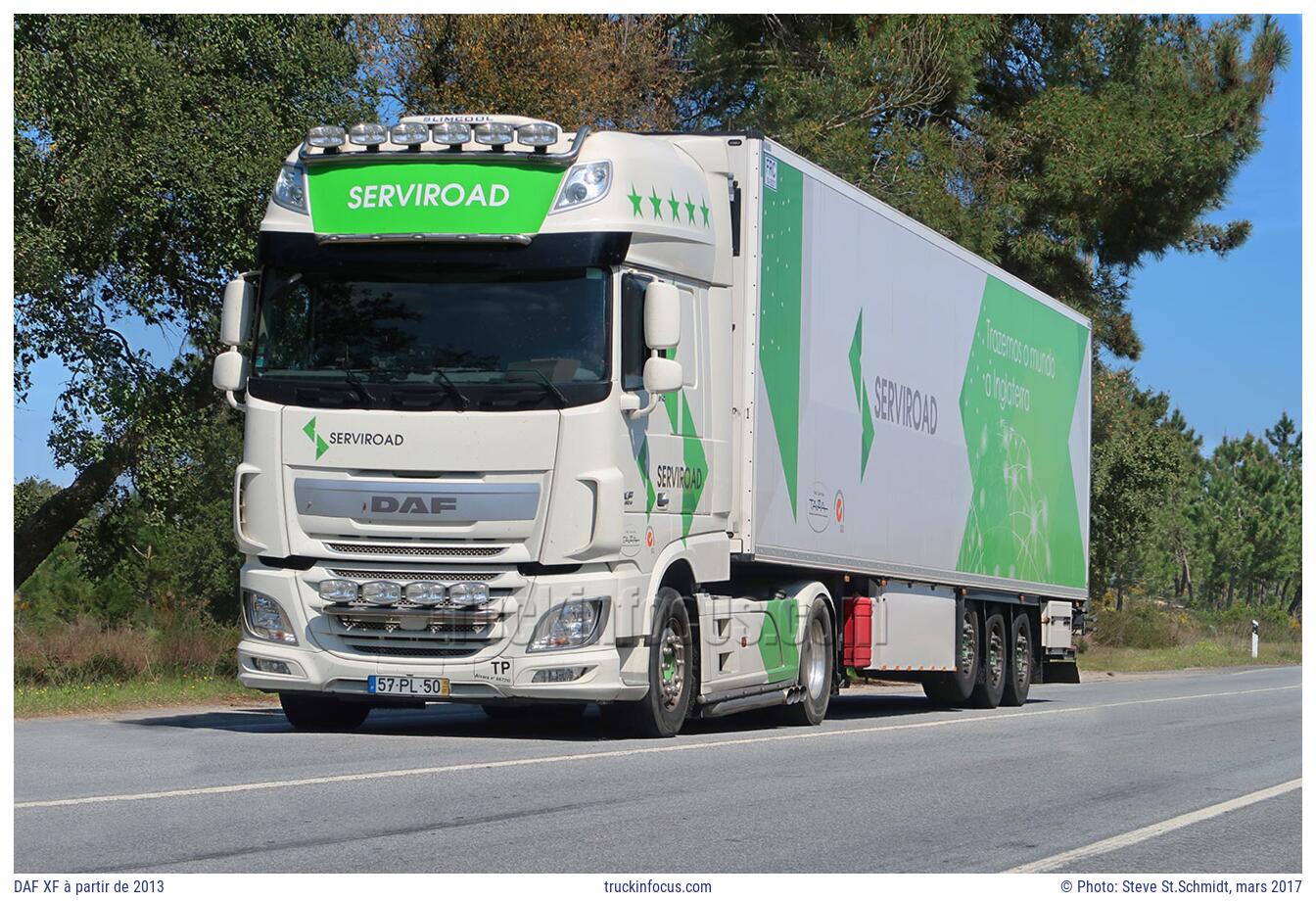 DAF XF à partir de 2013 Photo mars 2017