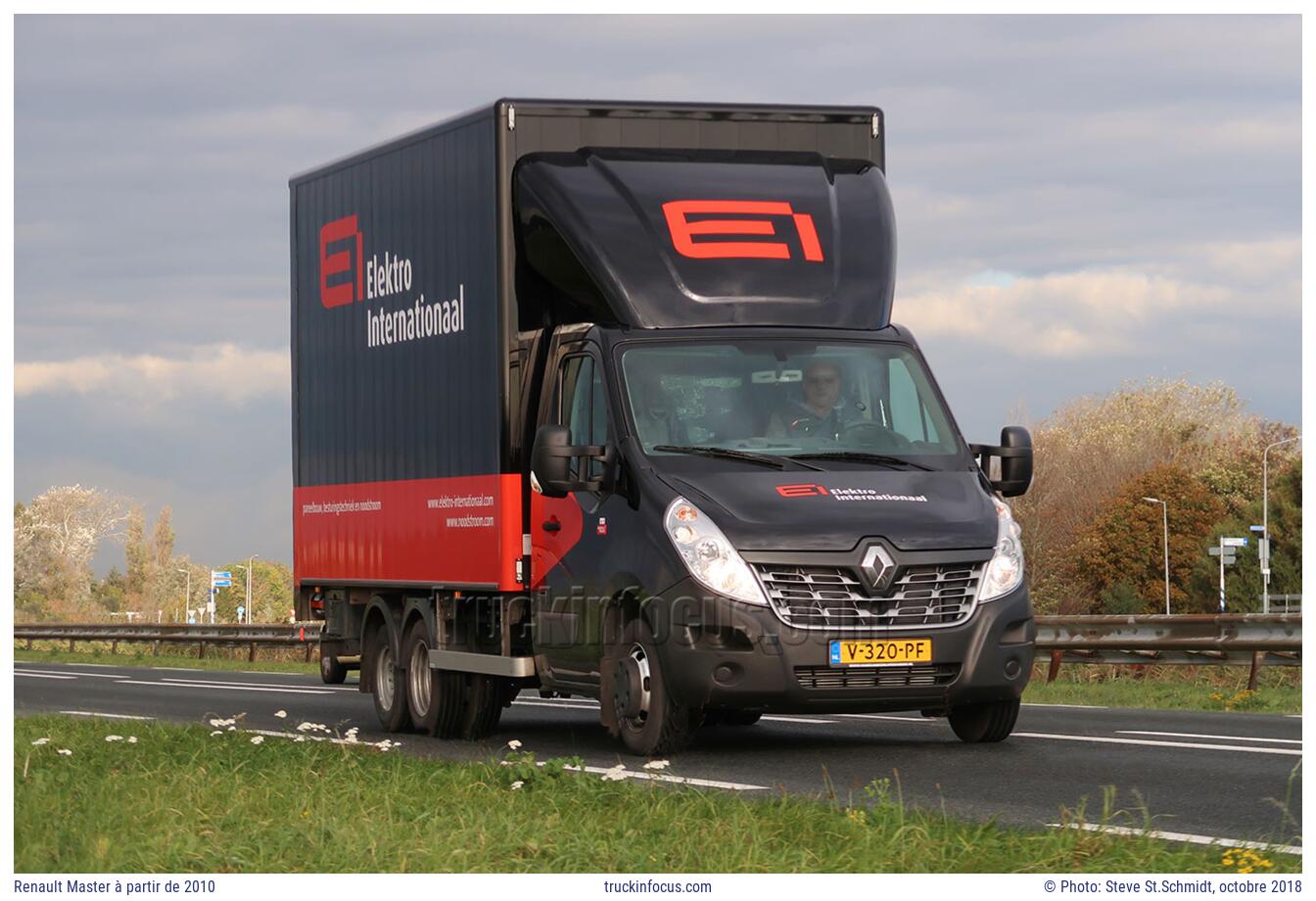 Renault Master à partir de 2010 Photo octobre 2018