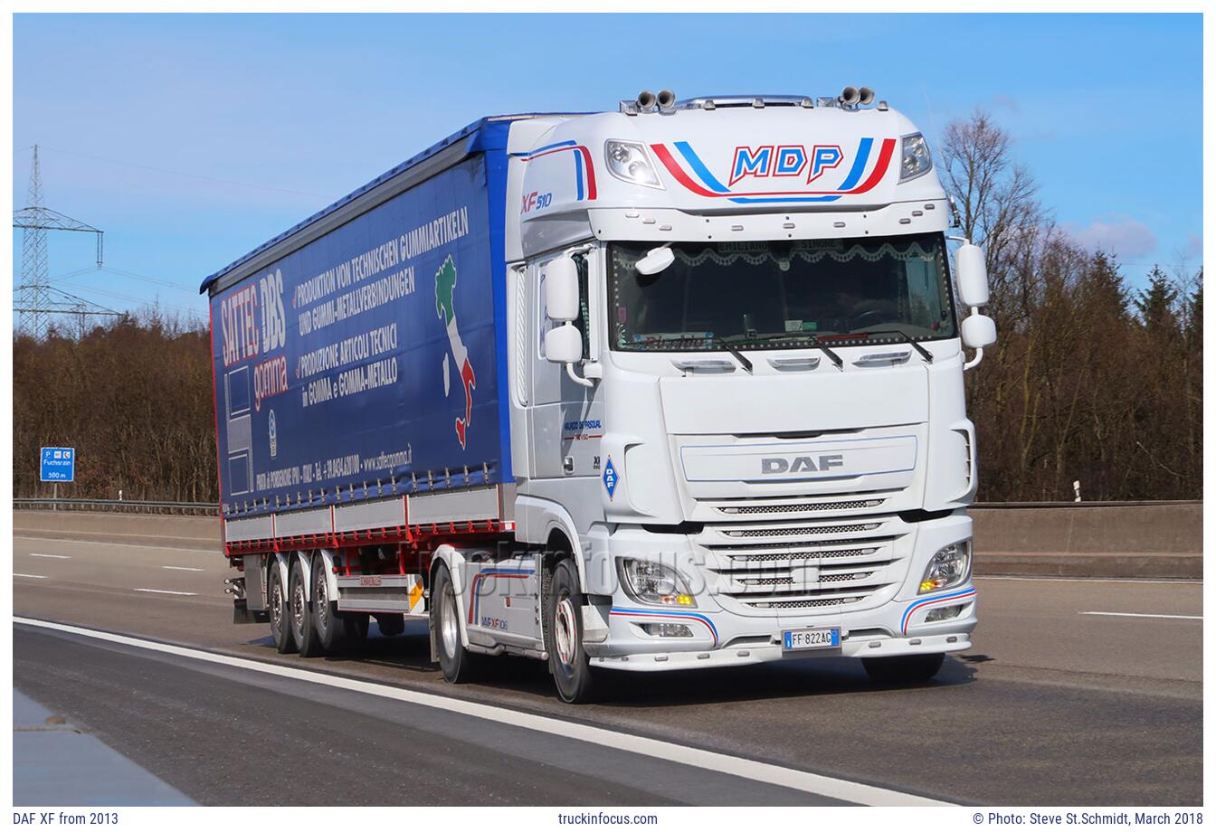 DAF XF from 2013 Photo March 2018