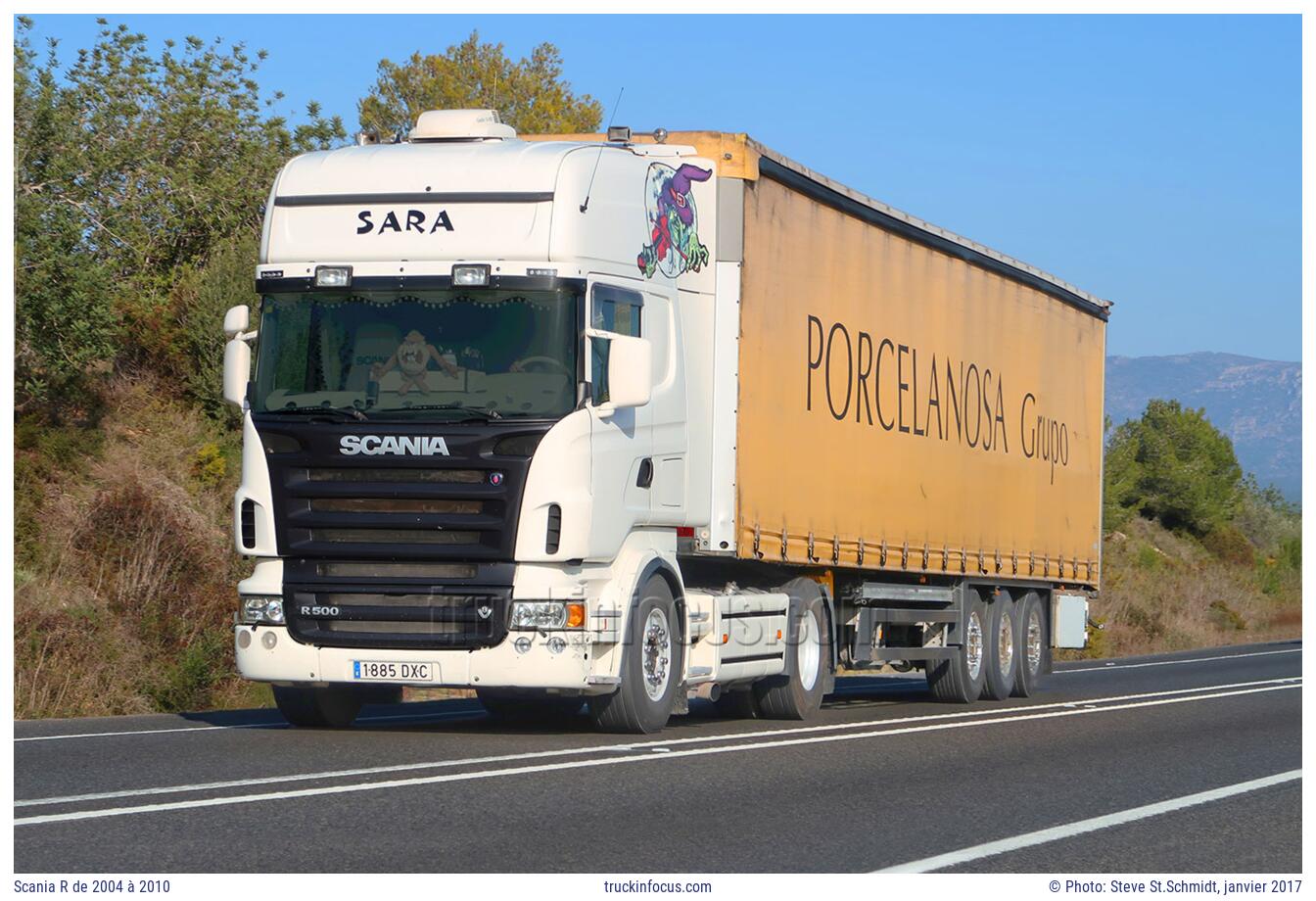 Scania R de 2004 à 2010 Photo janvier 2017