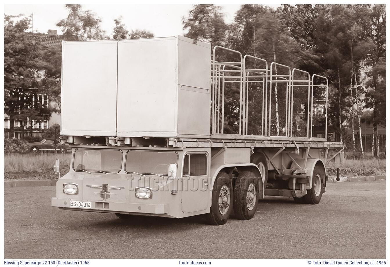 Büssing Supercargo 22-150 (Decklaster) 1965 Foto ca. 1965