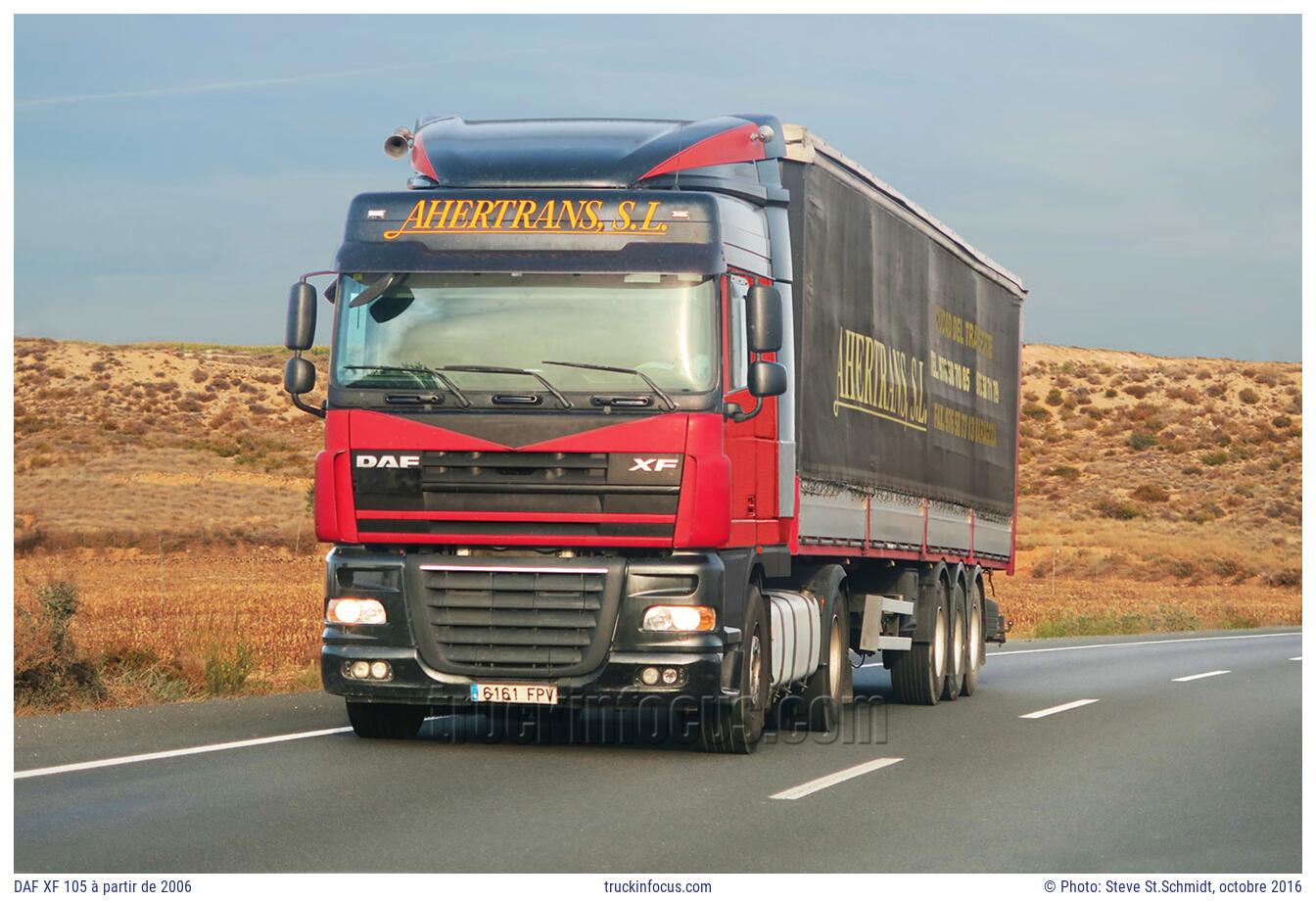 DAF XF 105 à partir de 2006 Photo octobre 2016