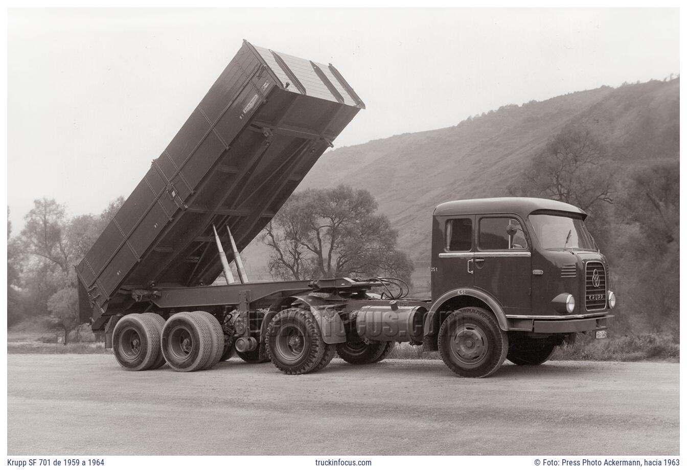 Krupp SF 701 de 1959 a 1964 Foto hacia 1963
