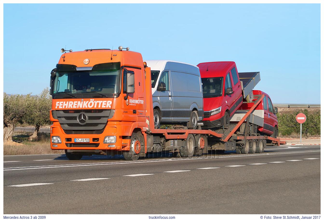 Mercedes Actros 3 ab 2009 Foto Januar 2017
