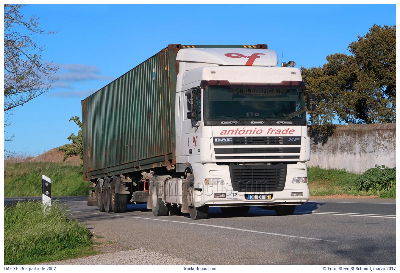 DAF XF 95 a partir de 2002 Foto marzo 2017