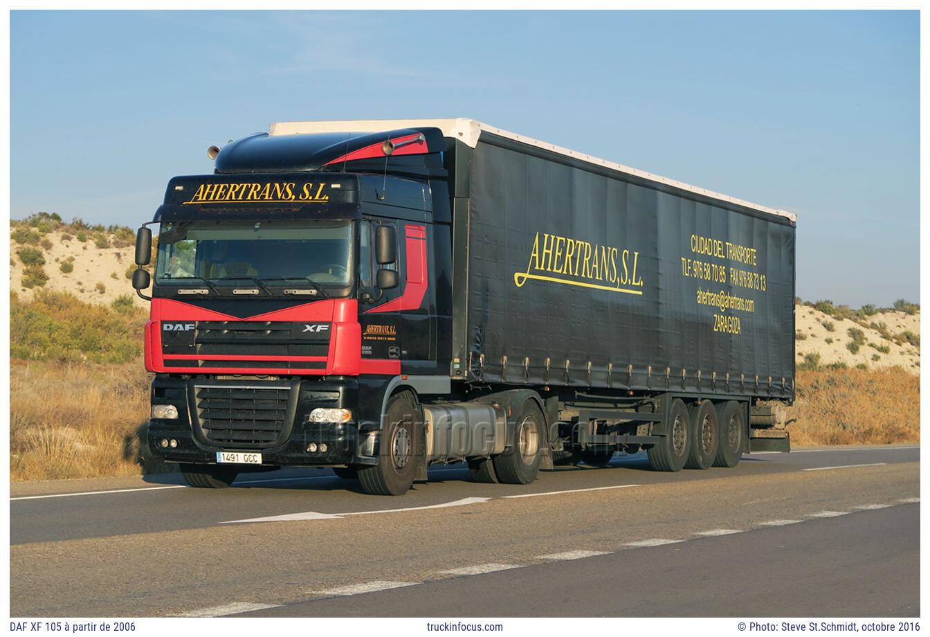 DAF XF 105 à partir de 2006 Photo octobre 2016