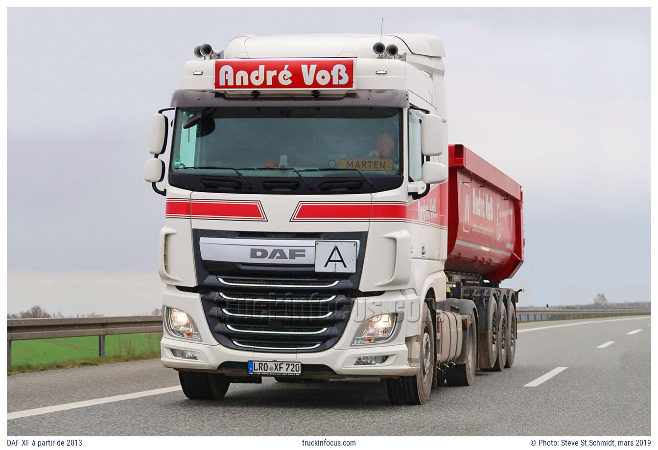 DAF XF à partir de 2013 Photo mars 2019