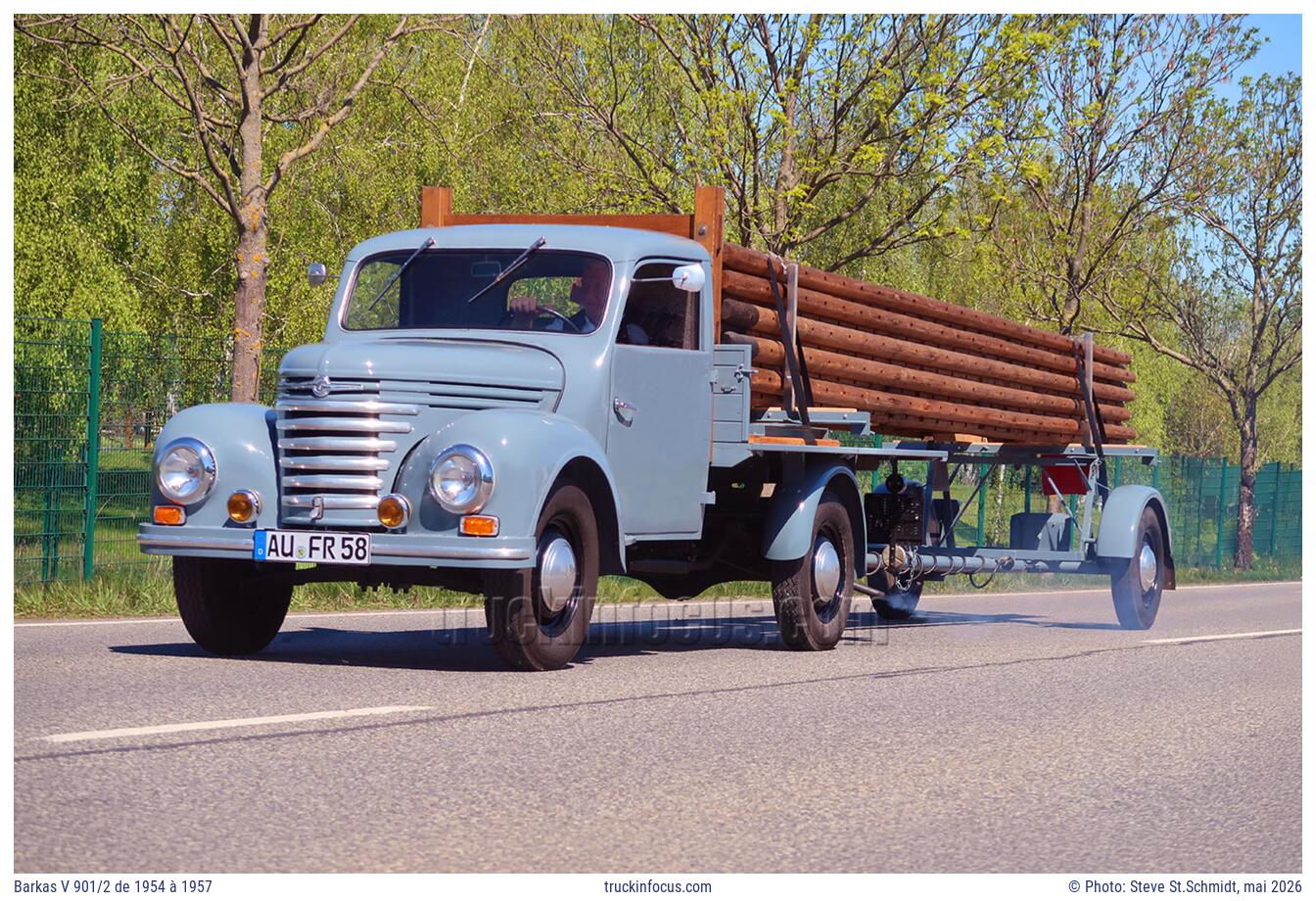 Barkas V 901/2 de 1954 à 1957 Photo mai 2026
