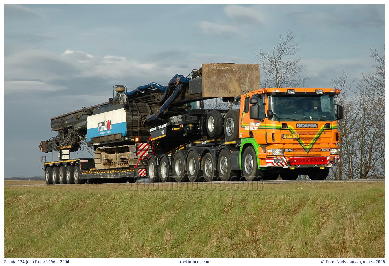 Scania 124 (cab P) de 1996 a 2004 Foto marzo 2005