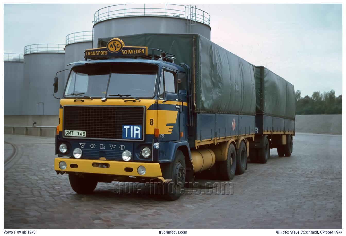 Volvo F 89 ab 1970 Foto Oktober 1977