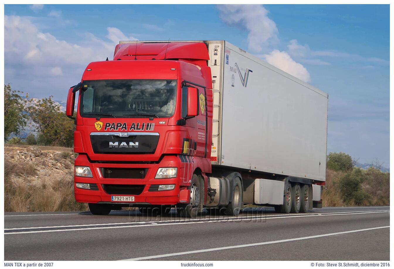 MAN TGX a partir de 2007 Foto diciembre 2016