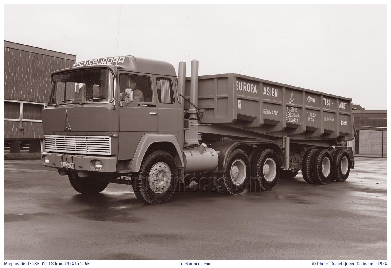 Magirus-Deutz 235 D20 FS from 1964 to 1965 Photo 1964