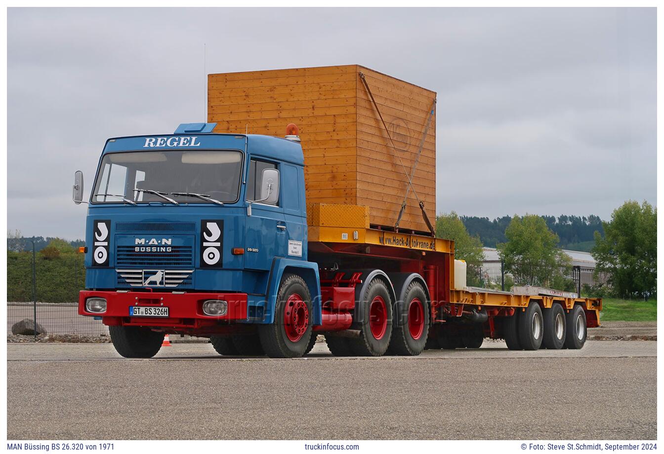 MAN Büssing BS 26.320 von 1971 Foto September 2024