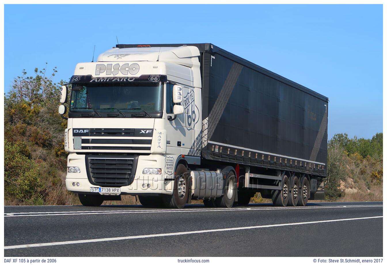 DAF XF 105 à partir de 2006 Foto enero 2017