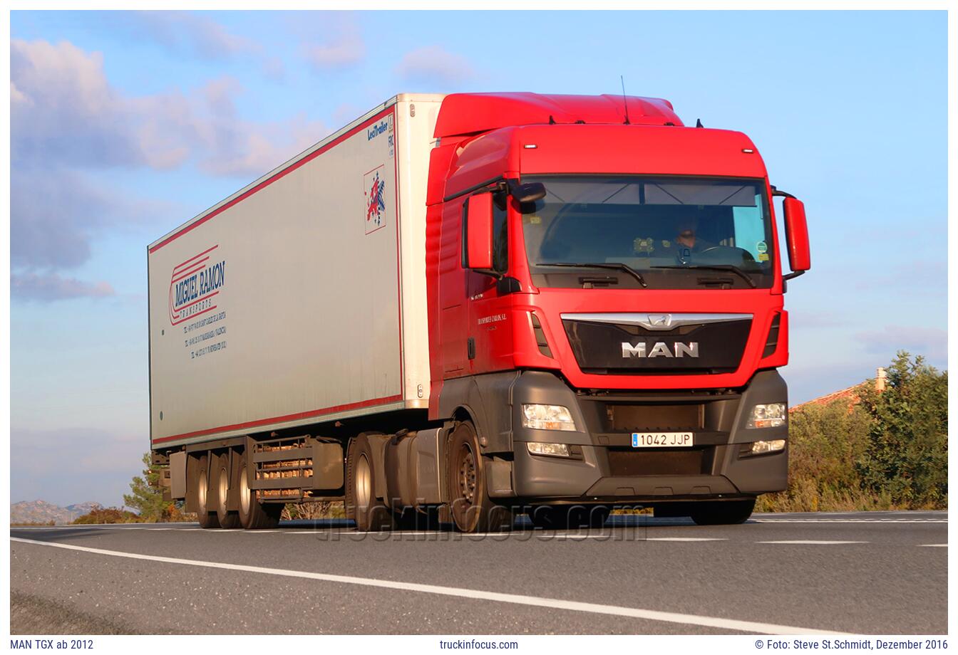 MAN TGX ab 2012 Foto Dezember 2016