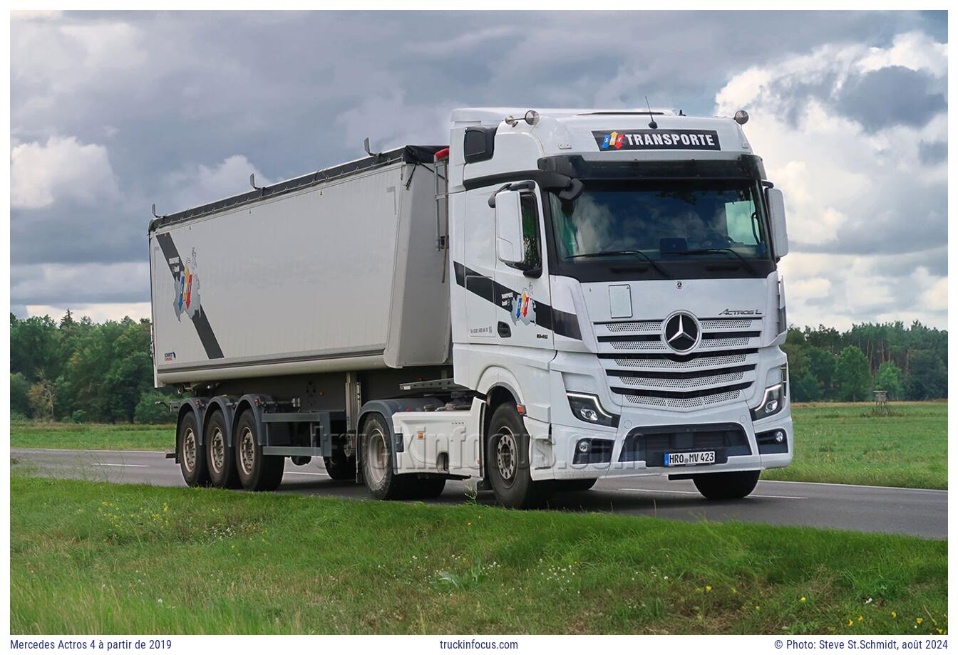 Mercedes Actros 4 à partir de 2019 Photo août 2024