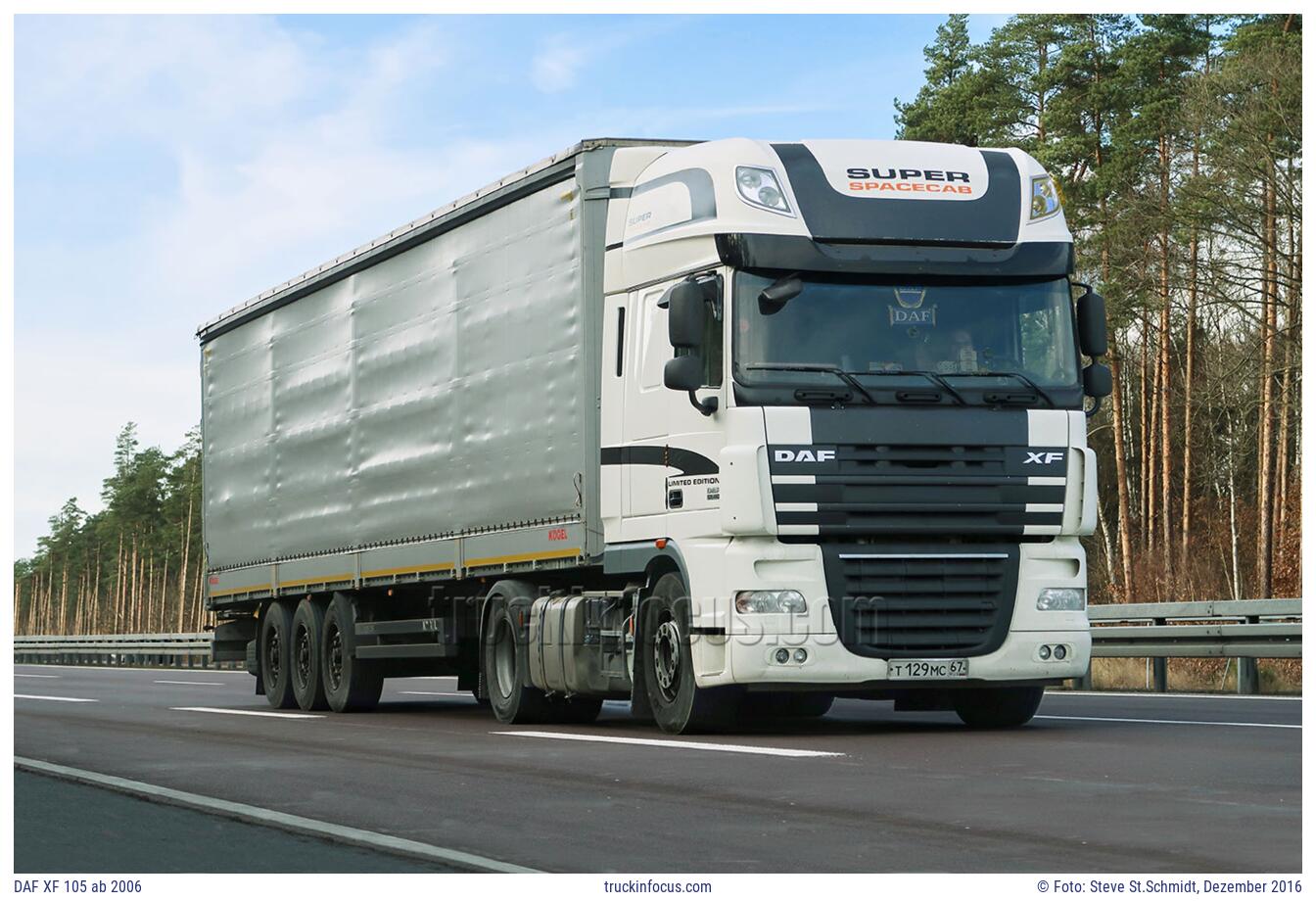 DAF XF 105 ab 2006 Foto Dezember 2016