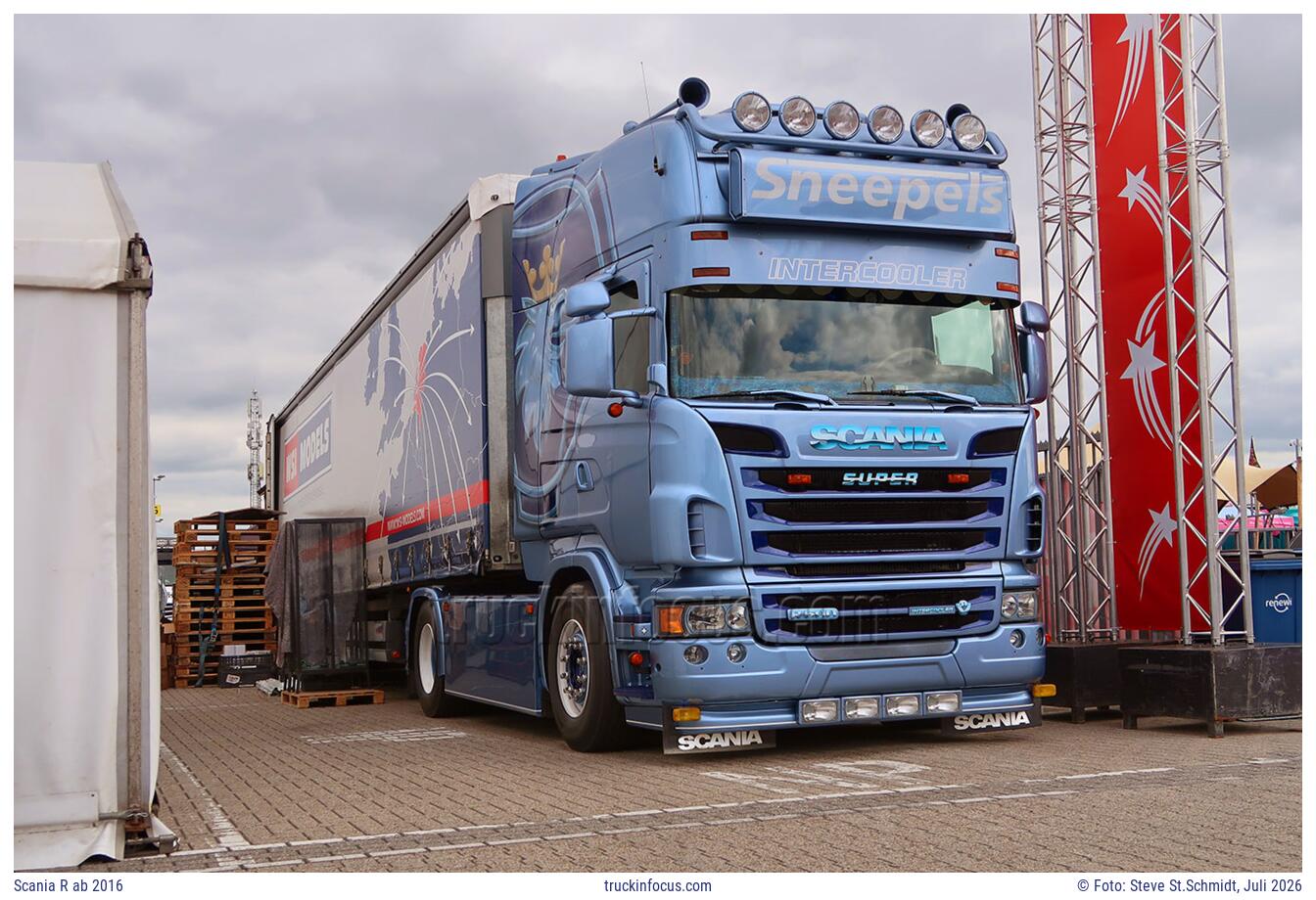 Scania R ab 2016 Foto Juli 2026