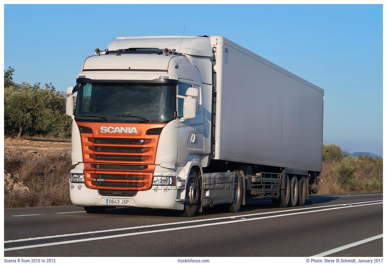 Scania R from 2010 to 2013 Photo January 2017